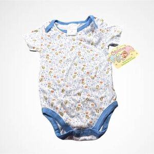 4/$20 Blue Dog Print Onesie